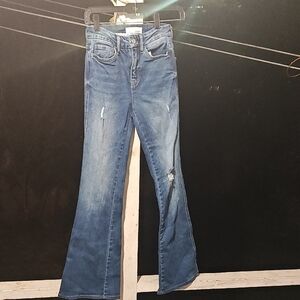 Classic Blue Flare Jeans for Women